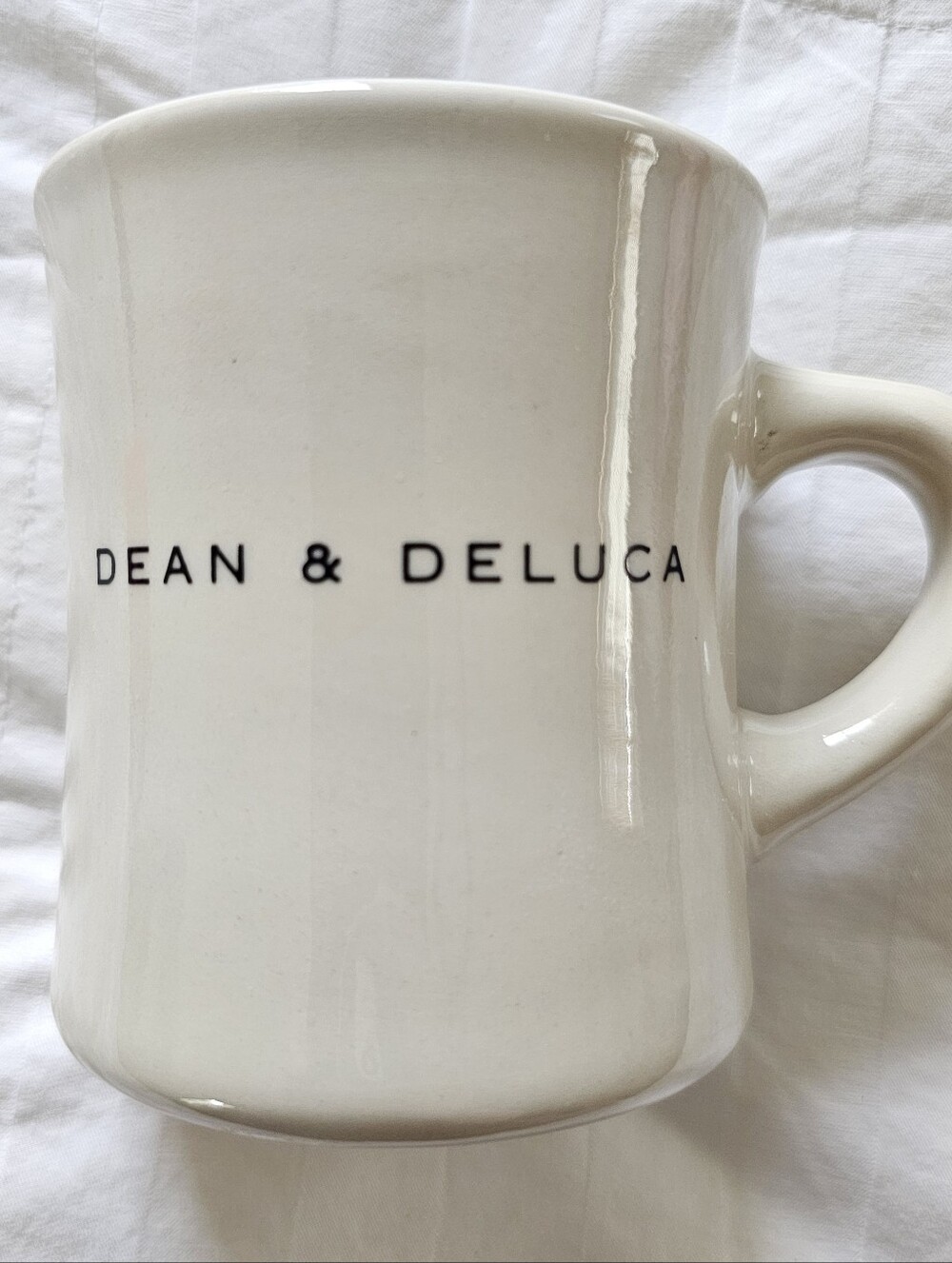 Dean & Deluca NYC Soho Coffee Mug Heavy Thick Diner Style